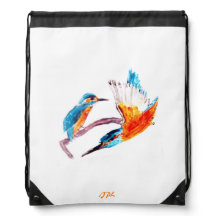 Kingfisher Colourful Bird Art Personalized