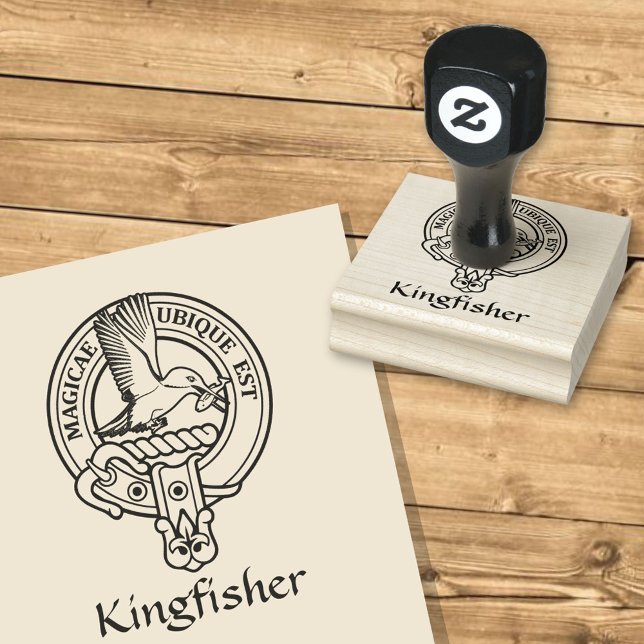 Kingfisher Crest Rubber Stamp (Creator Uploaded)