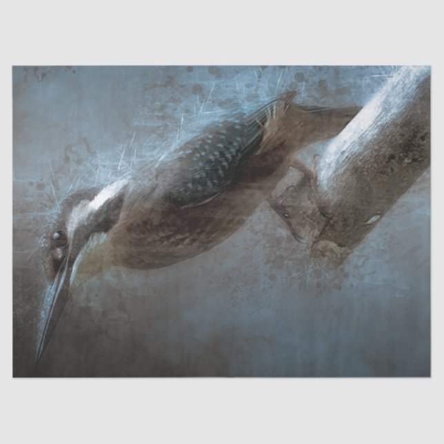 Kingfisher Decoupage Tissue Paper (Front)