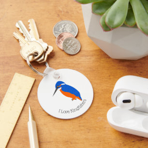 Kingfisher Design Keychain