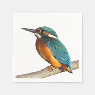 "Kingfisher" design paper napkins