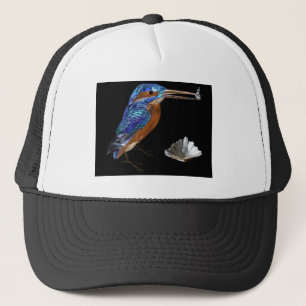 KINGFISHER , Electric Blue, Black Trucker Hat