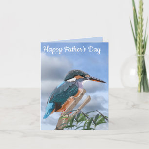 Kingfisher et Willow éditable Carte de jour du pèr