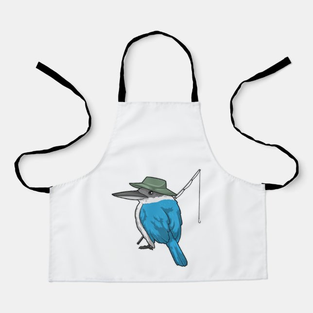 Kingfisher Fishing Fisher Fishing rod Apron (Front)