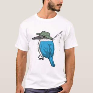 Kingfisher Fishing Fisher Fishing rod T-Shirt