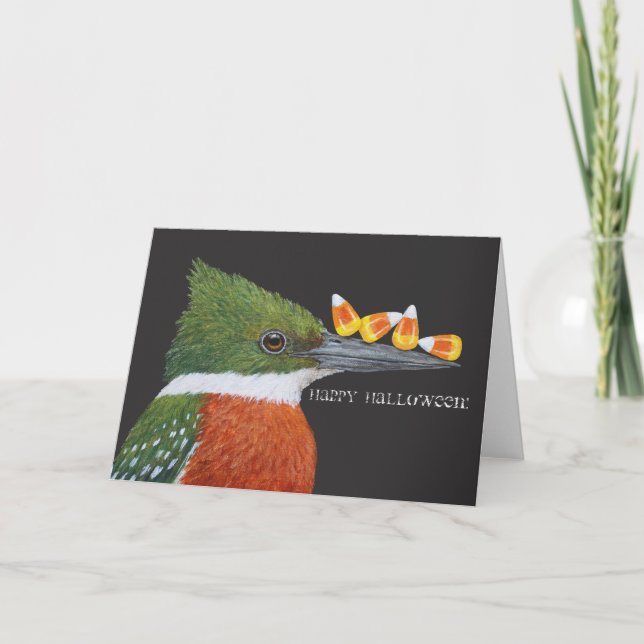 Kingfisher Halloween card (Front)
