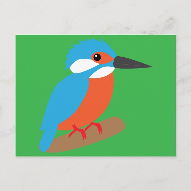 Kingfisher Postcard (Front)
