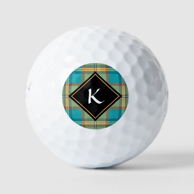 Kingfisher Tartan Golf Balls (Front)