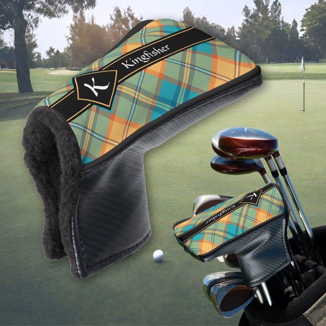 Kingfisher Tartan Golf Head Cover (Creator Uploaded)