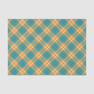 Kingfisher Tartan Tissue Paper