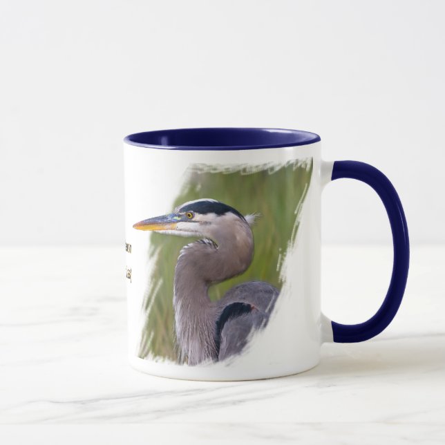 Kingly Blue Heron Mug (Right)