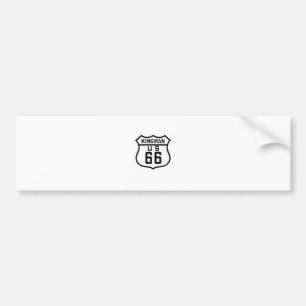 Kingman, Arizona Route 66 Bumper Sticker