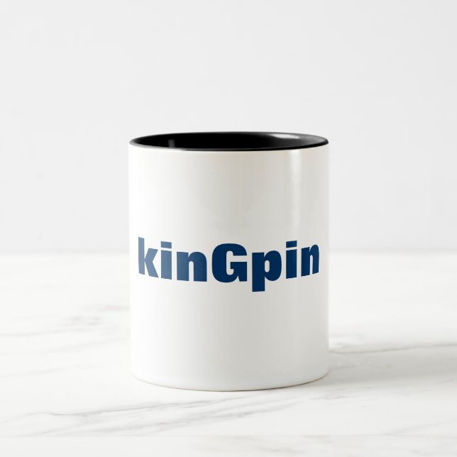 kinGpin - Caboose Style Two-Tone Coffee Mug (Center)