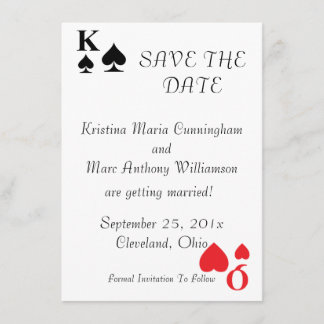 Kings and Queens Save The Date Announcement