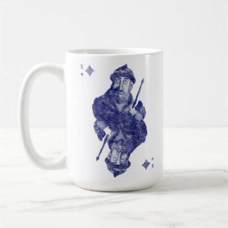 Kings are one of the suits of a deck of cards. coffee mug