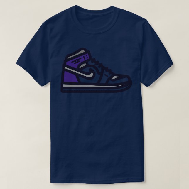 Kings Basketball Sneakers T-Shirt (Design Front)