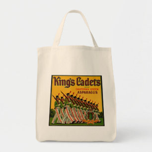 King's Cadets Asparagus Label Tote Bag
