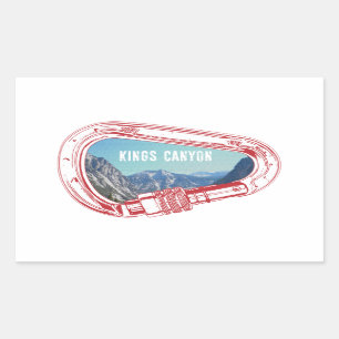 Kings Canyon Climbing Carabiner Sticker