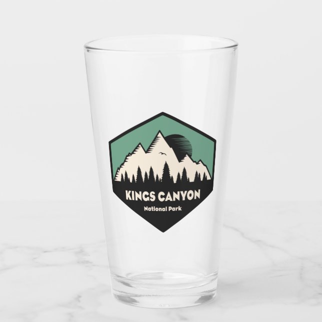 Kings Canyon National Park Glass (Front)