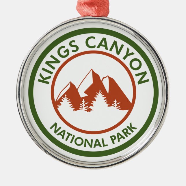 Kings Canyon National Park Metal Ornament (Front)