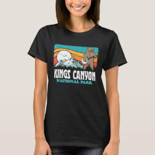 Kings Canyon National Park Mountains Banjo Bear T-Shirt