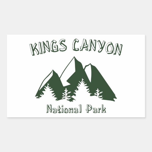 Kings Canyon National Park Sticker (Front)