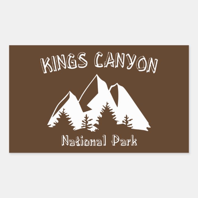 Kings Canyon National Park Sticker (Front)