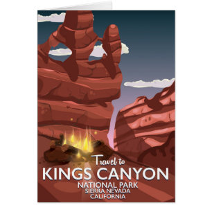 Kings Canyon Sierra Nevada poster Voyage