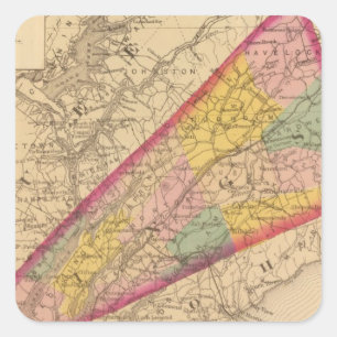 Kings Co, NB Square Sticker