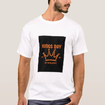 Kings Day 2026 Men's Orange T-Shirt Netherlands Ko