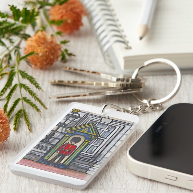 Kings Guard Painting Keychain (Front Right)