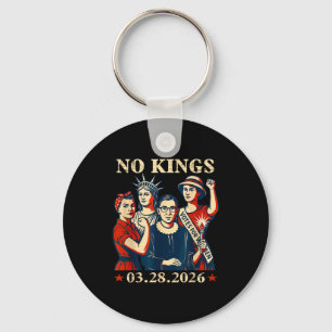 Kings in america march 28 2026 kings day funny Kin Keychain