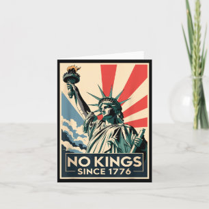 Kings in America Since 1776 Statue of Liberty Card