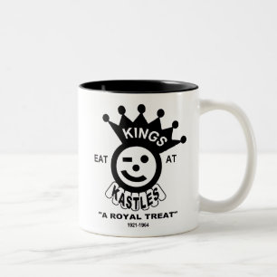 Kings Kastle Hamburgers, Chicago, IL Two-Tone Coffee Mug