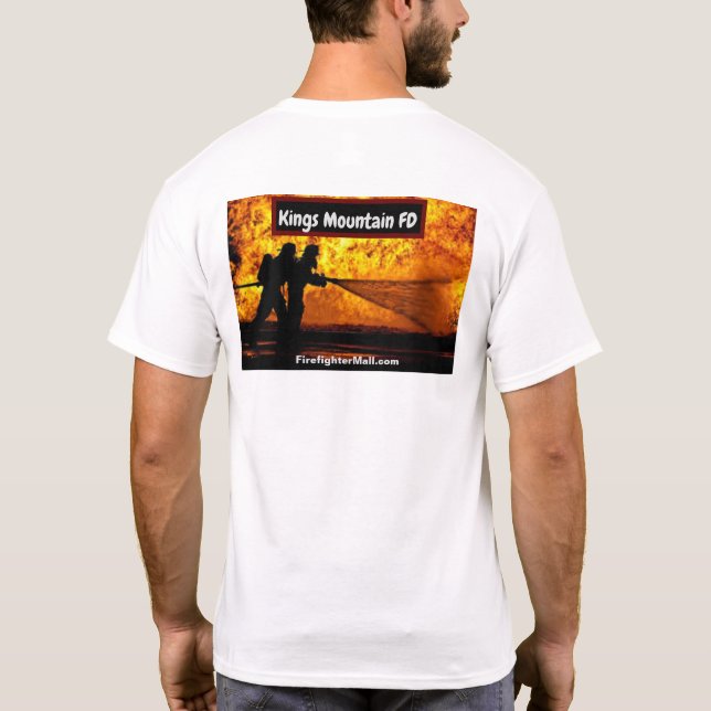 Kings Mountain Fire Department T-Shirt (Back)