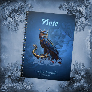 Kings of the skies and land, the majestic owl  notebook