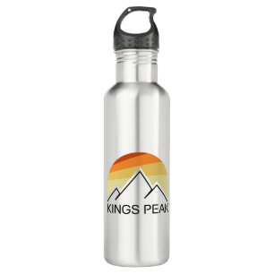 Kings Peak Utah Retro 710 Ml Water Bottle