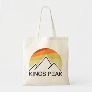 Kings Peak Utah Retro Tote Bag