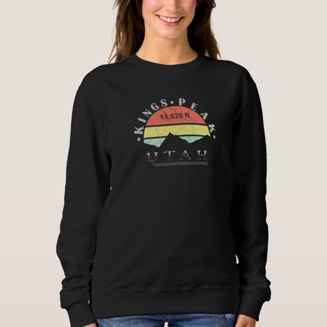 Kings Peak Utah Sweatshirt (Front)