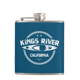 Kings River California Kayaking Hip Flask