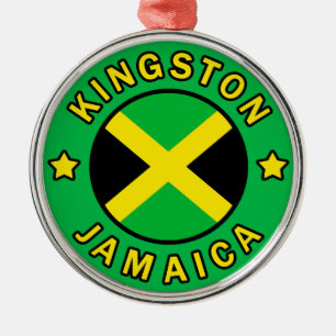 Kingston Jamaica Metal Ornament