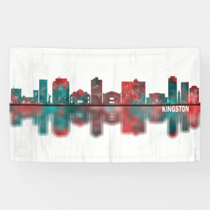 Kingston Jamaica Skyline Banner