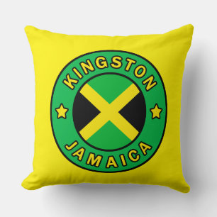 Kingston Jamaica Throw Pillow