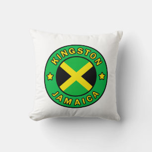 Kingston Jamaica Throw Pillow