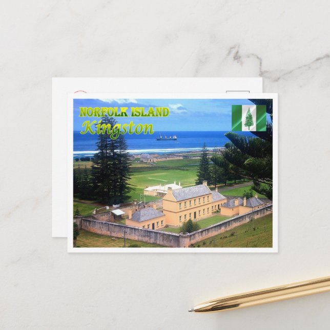 Kingston - Norfolk Island - Postcard (Front/Back In Situ)