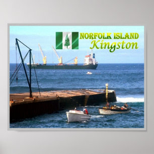 Kingston  - Norfolk Island - Sea View - Poster
