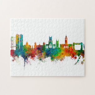 Kingston upon Hull England Skyline Jigsaw Puzzle