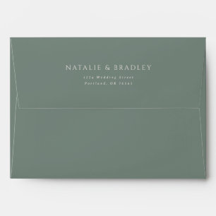 Kingston Wedding Pre Addressed Envelope