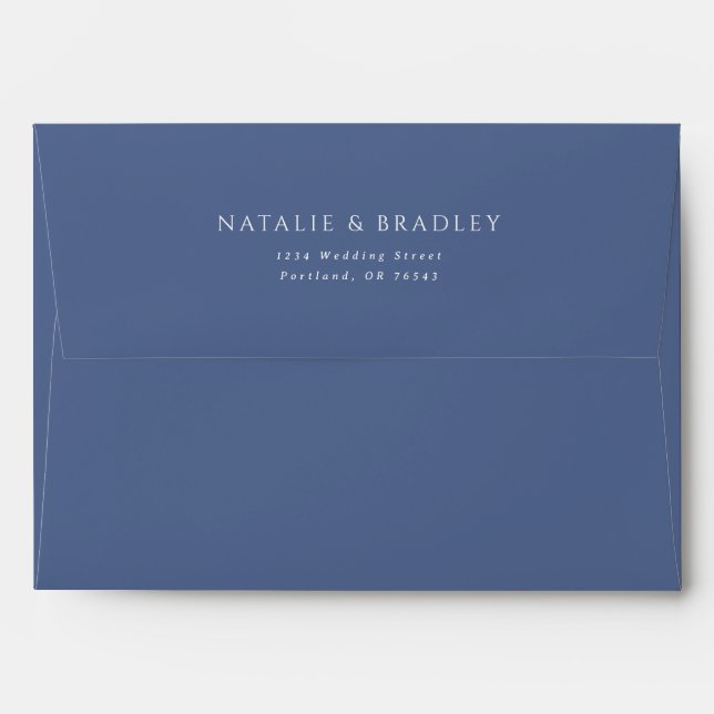 Kingston Wedding Pre Addressed Envelope (Back (Top Flap))