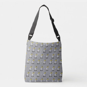 KiniArt Balloon Bears Grey Crossbody Bag